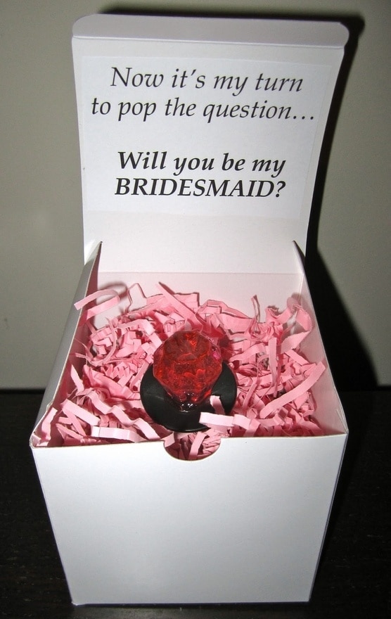 cool ways to ask someone to be your bridesmaid