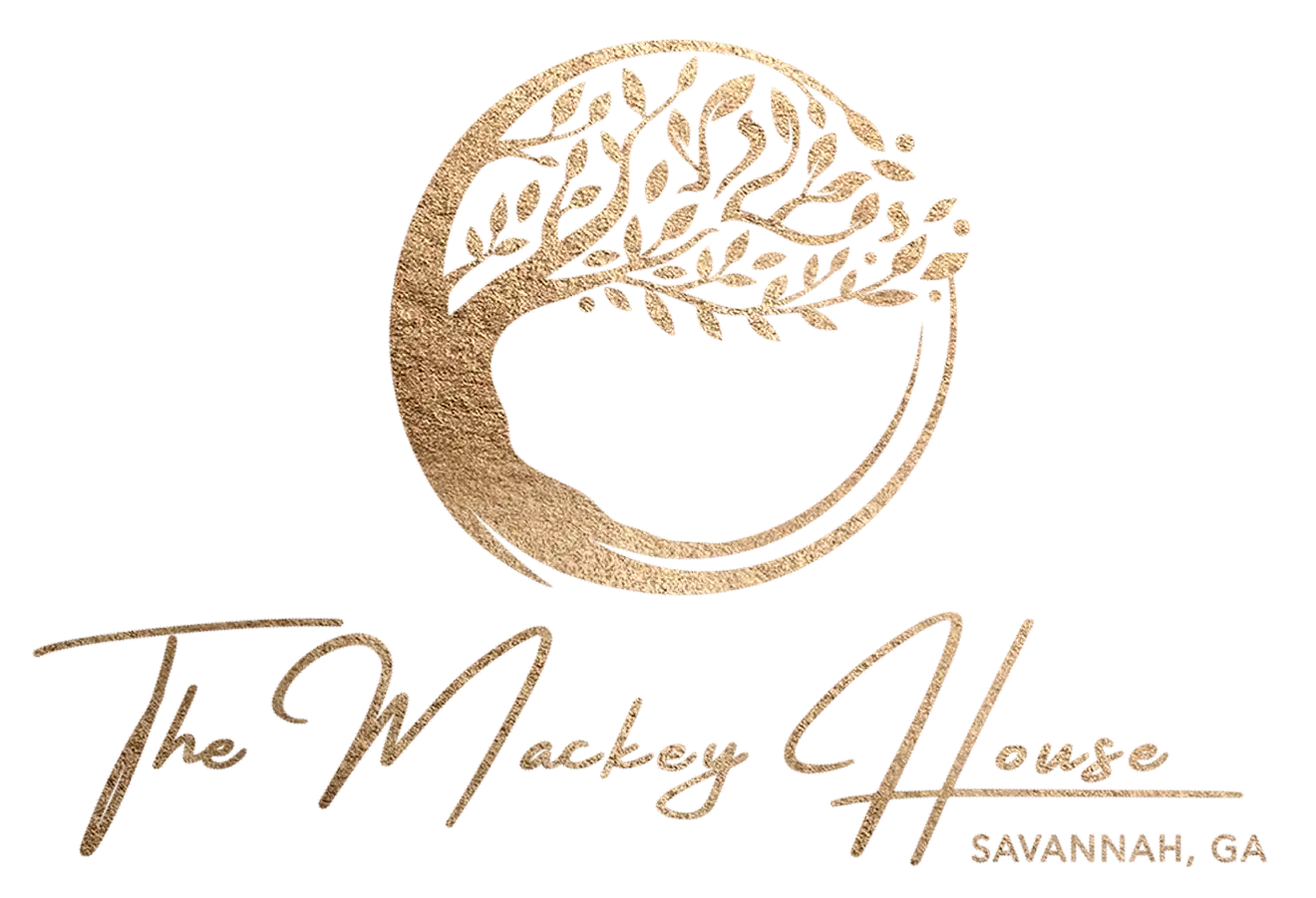 logo for the The Mackey House in Savannah, GA